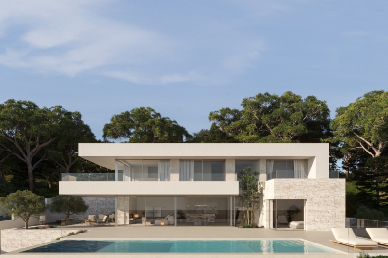 MORAIRA - VILLA DE LUJO EN CONSTRUCCIÓN, CON IMPRESIONANTES VISTAS AL MAR!