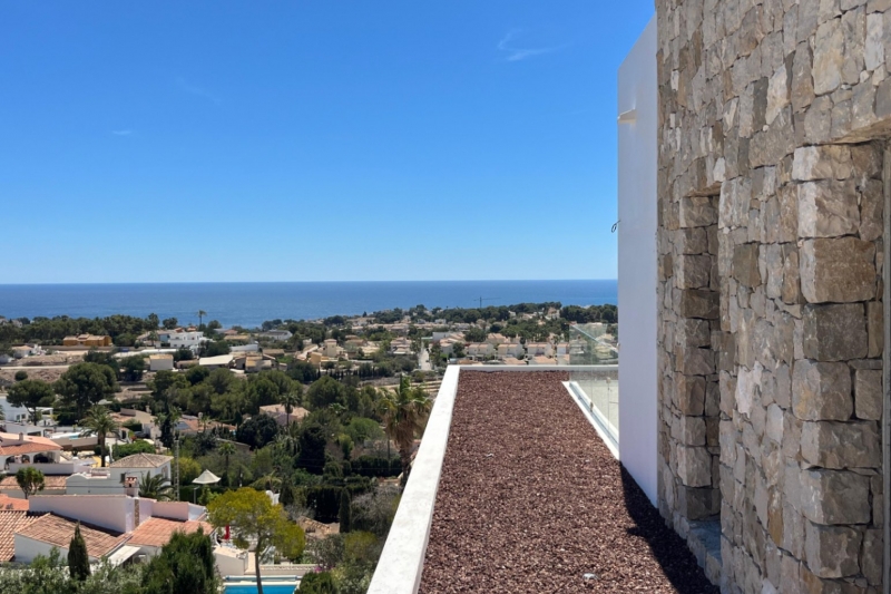 Preciosa villa con espectaculares vistas, de nueva obra a la Venta, en Calpe! 