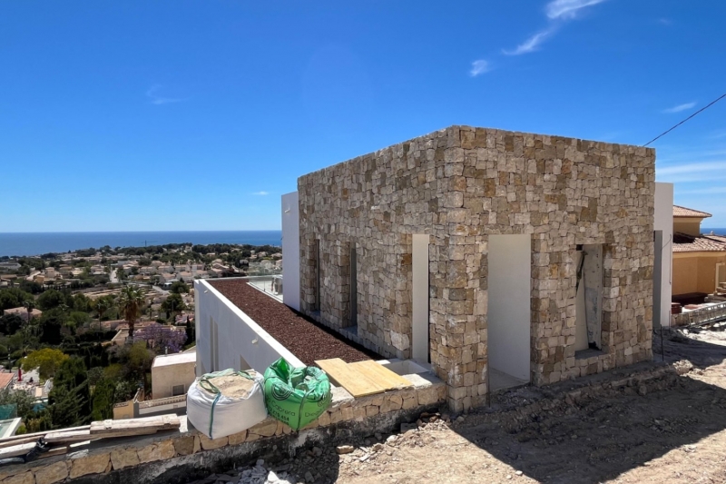 Preciosa villa con espectaculares vistas, de nueva obra a la Venta, en Calpe! 