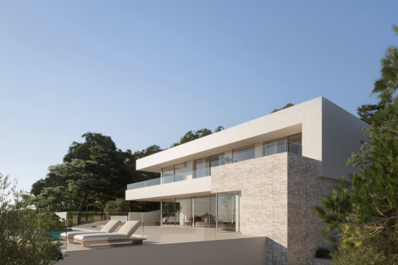 MORAIRA - VILLA DE LUJO EN CONSTRUCCIÓN, CON IMPRESIONANTES VISTAS AL MAR!