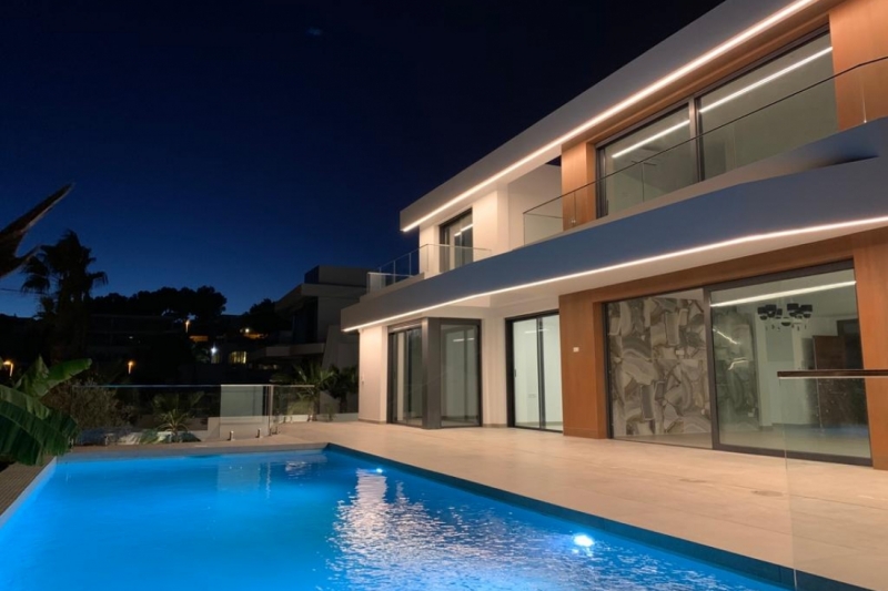 Moderna villa en  Moraira