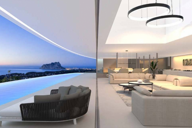 Villa moderna con vistas espectaculares