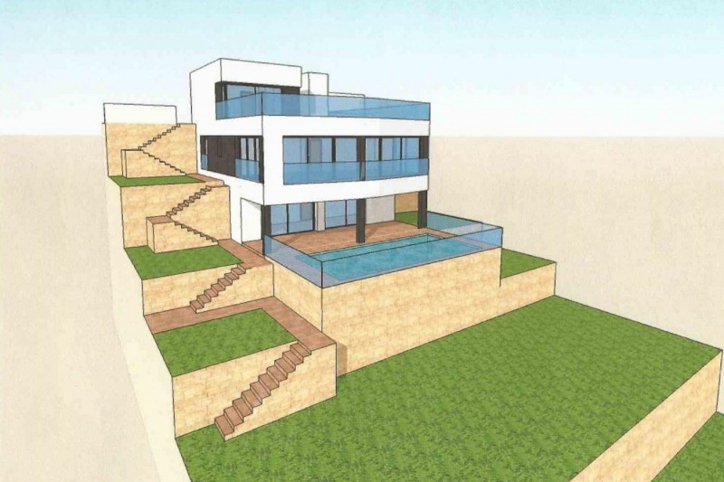 Villa de gran lujo a la venta en Calpe con fantásticas vistas panorámicas al mar!