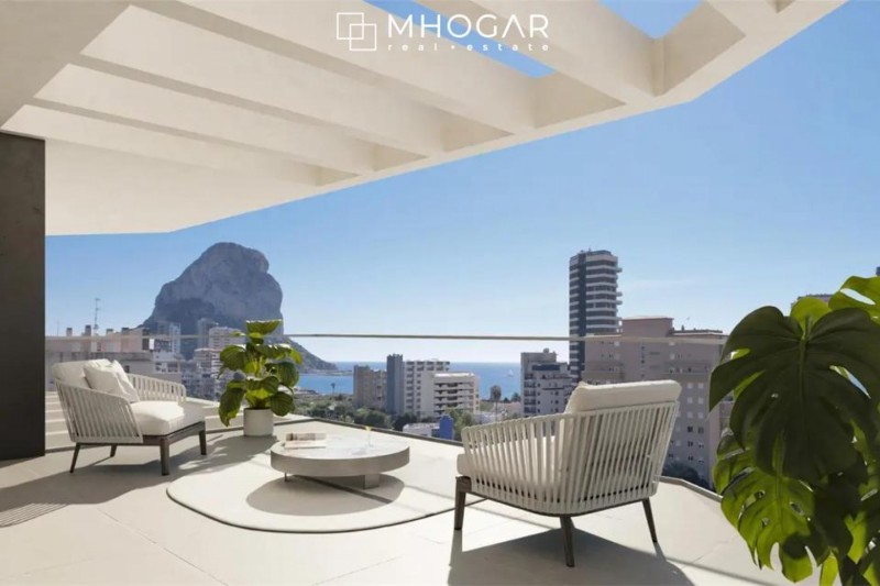 Calpe-Neues Penthouse mit Aussicht zu verkaufen