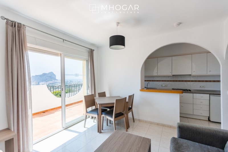 Calpe -Apartments with 2 bedrooms Duplex with views of the Mediterranean Sea and Peñón de Ifach!